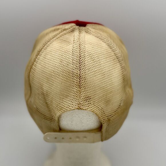 Vintage Arkansas Razorbacks Trucker Hat 80s Mesh Snapback Made in USA - Picture 4 of 14